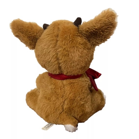 Stuffed animal Rudolph the Red Nosed Reindeer 60th Anniversary Holiday Christmas - Picture 3 of 10